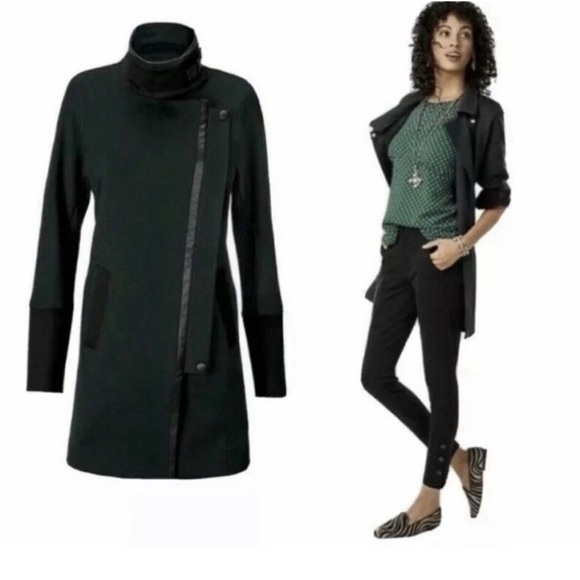 Cabi Funnel Neck Renaissance Coat - Picture 1 of 8
